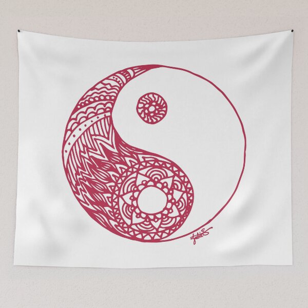 Item preview, Viva Magenta Yin Yang designed and sold by Julie Erin Designs.