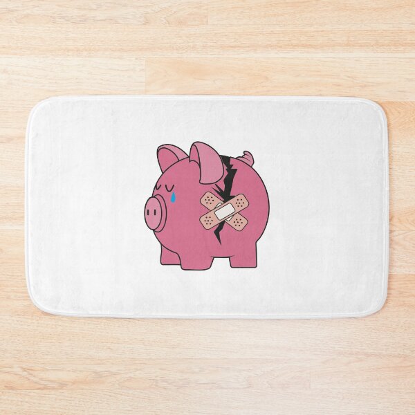 Item preview, pig piggy bank to save money sticker designed and sold by megudesignart.
