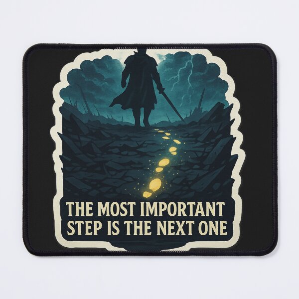 Item preview, The Most Important Step Is the Next One designed and sold by MindsInBloom.