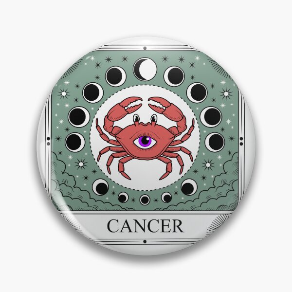Item preview,  Cancer Colorful Zodiac mystical Poster designed and sold by megudesignart.