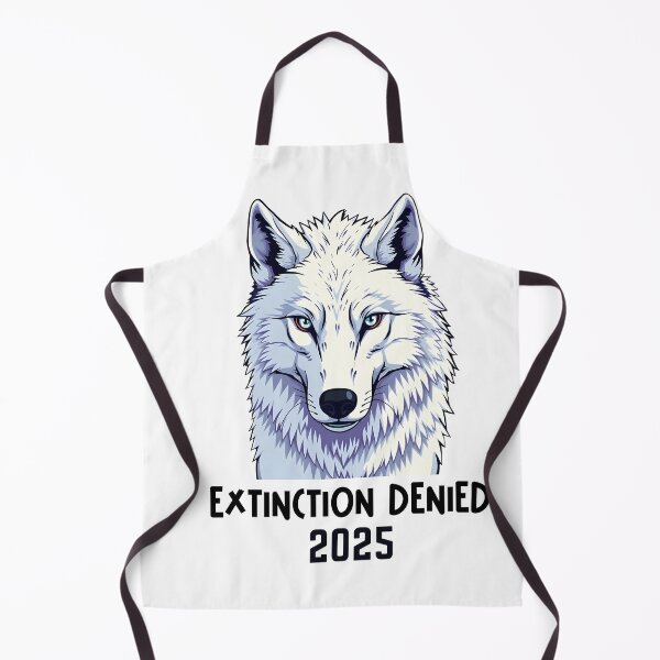 Item preview, Direwolf Extinction Denied 2025 - flat style cutout illustration designed and sold by EmeraldeaArt.
