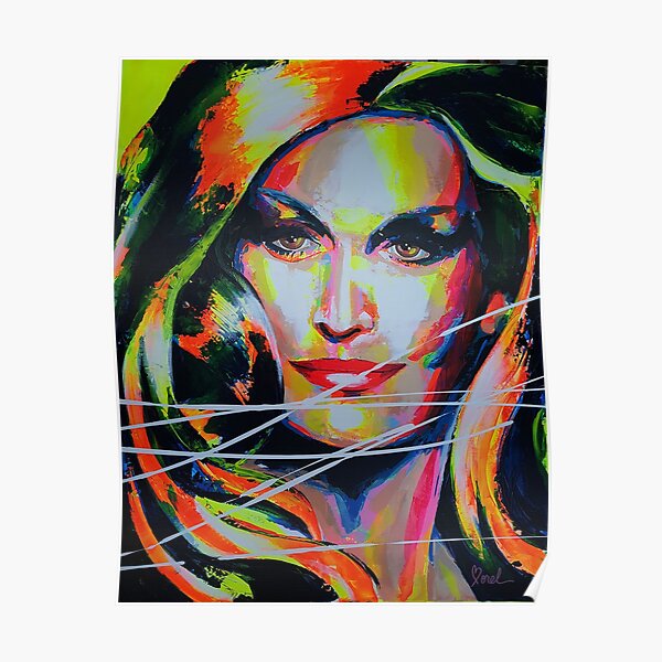 Dalida Art painting Poster