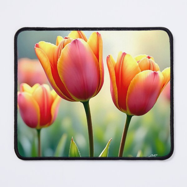Item preview, Peach and Yellow Tulips designed and sold by CAC Graphics.