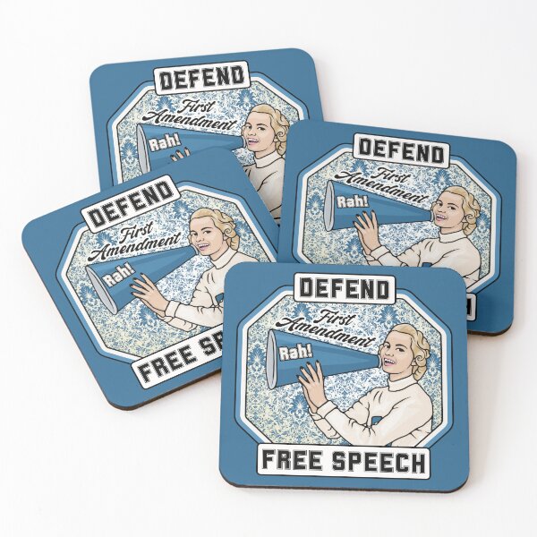 Item preview, Defend Free Speech designed and sold by Unhinged Heather.