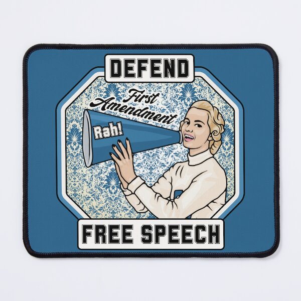 Item preview, Defend Free Speech designed and sold by Unhinged Heather.