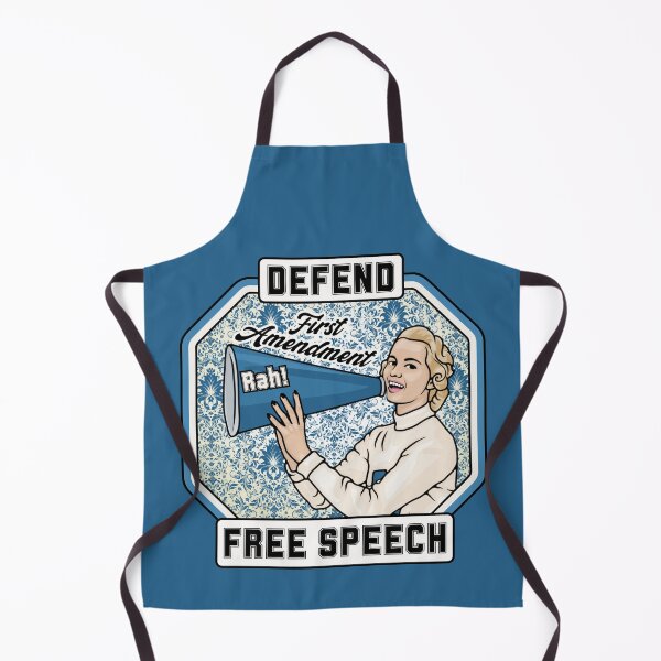Item preview, Defend Free Speech designed and sold by Unhinged Heather.