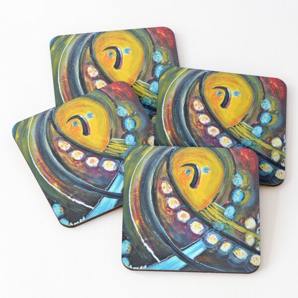 Item preview, The woman1, acrylic, 12x12 inch, SKU 1080  designed and sold by Romeo Dobrota.
