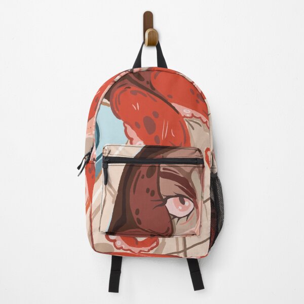 Item preview, Red octopus girl in a hoodie designed and sold by jodeckdoodles.