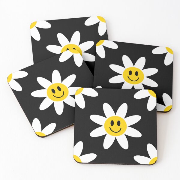 Item preview, Smiling Daisies Black designed and sold by Julie Erin Designs.
