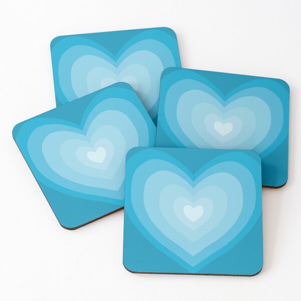 Item preview, Trippy Blue Hearts Within designed and sold by Julie Erin Designs.