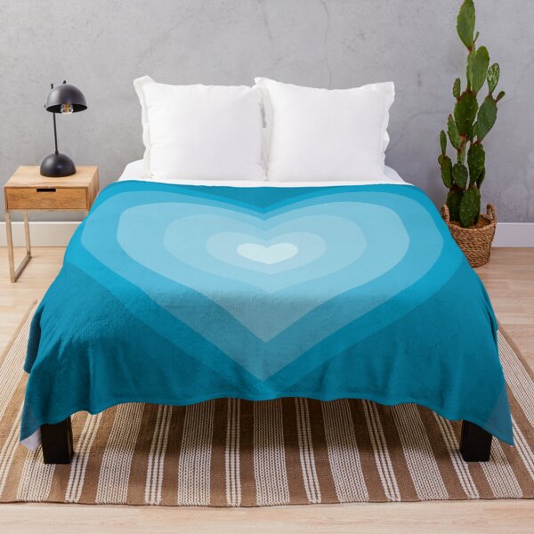 Item preview, Trippy Blue Hearts Within designed and sold by Julie Erin Designs.