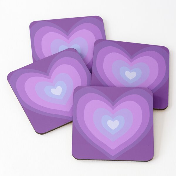 Item preview, Trippy Purple Hearts Within designed and sold by Julie Erin Designs.