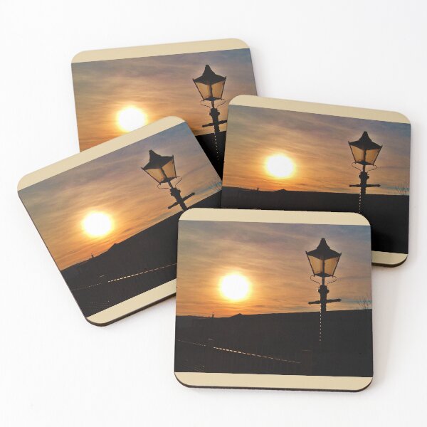 Item preview, Old Railway Station Lamp At Sunset designed and sold by Richard Brookes Photography.