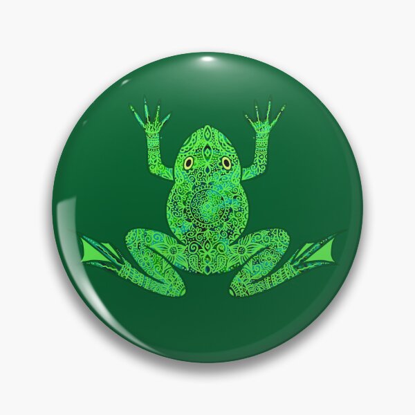 Item preview, Zen Frog designed and sold by Julie Erin Designs.