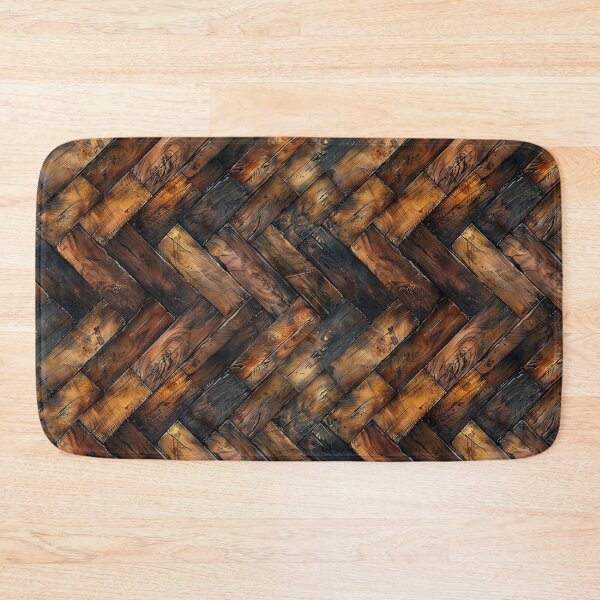 Item preview, Rich Herringbone Timber Floor designed and sold by NTGUILTY.
