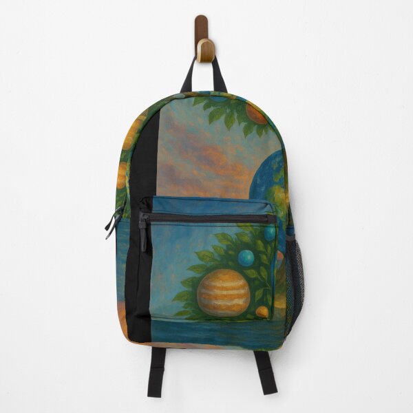 Item preview, Planet Tree Planted on a Moon Shaped Island designed and sold by artes-lunares.