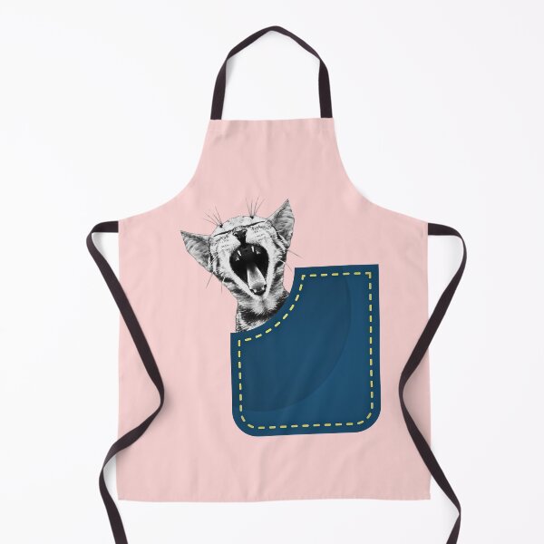 Item preview, Scottish Fold Cat In Pocket, Cat In Pocket, Pocket Kitten, Pocket Cat Sticker designed and sold by Feather Art.