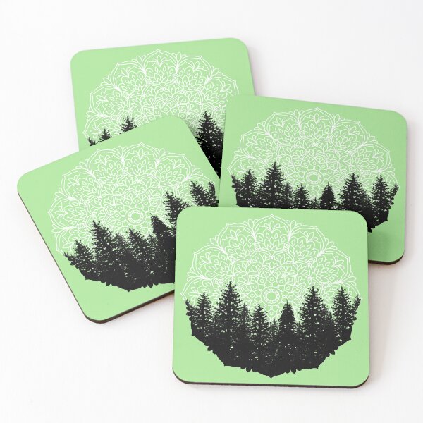 Item preview, Green Forest Mandala Pacific Northwest designed and sold by Julie Erin Designs.