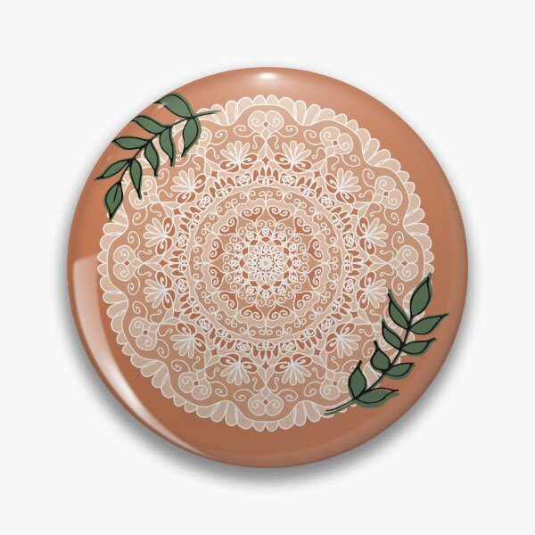 Item preview, Boho Mandala Neutral Terracotta Beige Tones designed and sold by Julie Erin Designs.