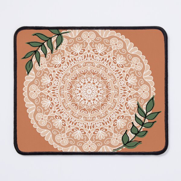 Item preview, Boho Mandala Neutral Terracotta Beige Tones designed and sold by Julie Erin Designs.