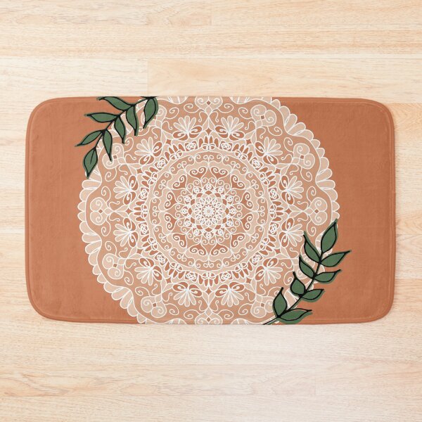 Item preview, Boho Mandala Neutral Terracotta Beige Tones designed and sold by Julie Erin Designs.