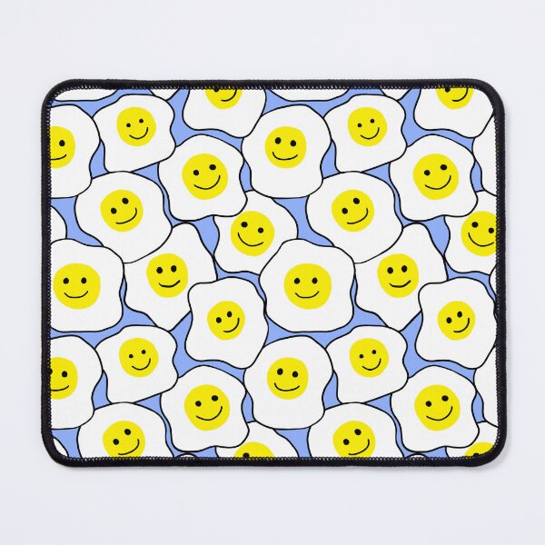 Item preview, Happy Eggs Smiling Faces Blue designed and sold by Julie Erin Designs.