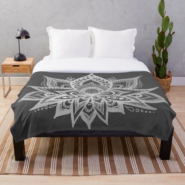 Item preview, Silver Gray Lotus Flower designed and sold by Julie Erin Designs.