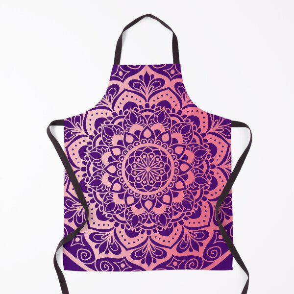 Item preview, Rose Gold and Purple Circle Mandala Medallion designed and sold by Julie Erin Designs.