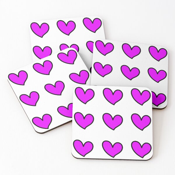 Item preview, Purple hearts designed and sold by Paper Drip.