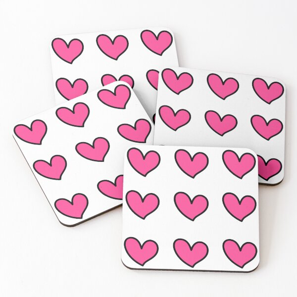 Item preview, Pink hearts designed and sold by Paper Drip.