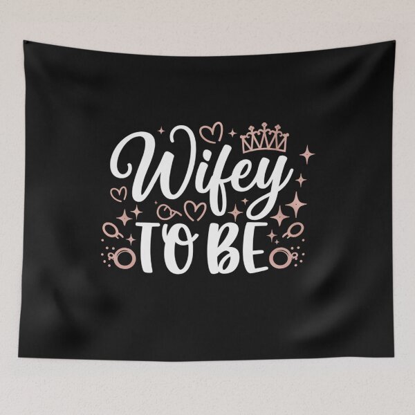 Item preview, Wifey To Be Bridal Design | Future Mrs Wedding Gift designed and sold by HustleBossLady247.