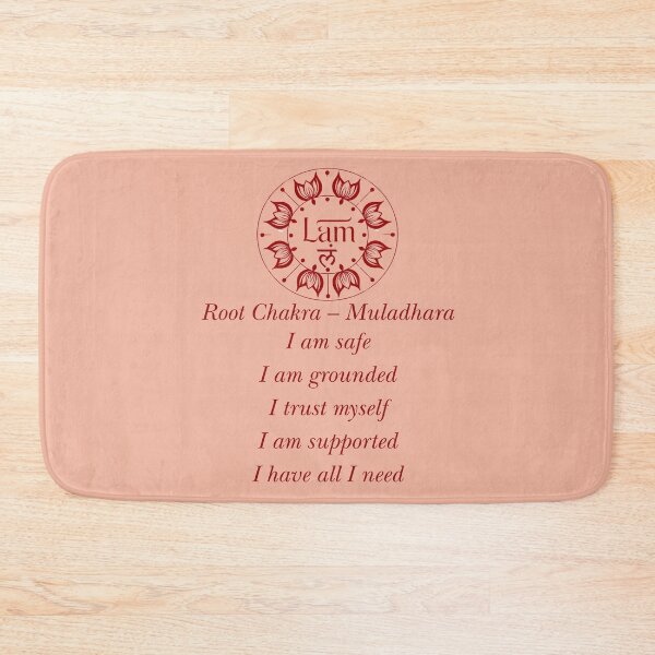 Item preview, Root Chakra Affirmations – Lam Mandala designed and sold by PranaLume.