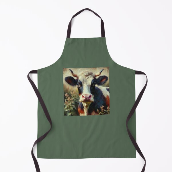 Aperçu de l'œuvre « Portrait pastoral : La vache curieuse » créée et vendue par mustardseed-410.