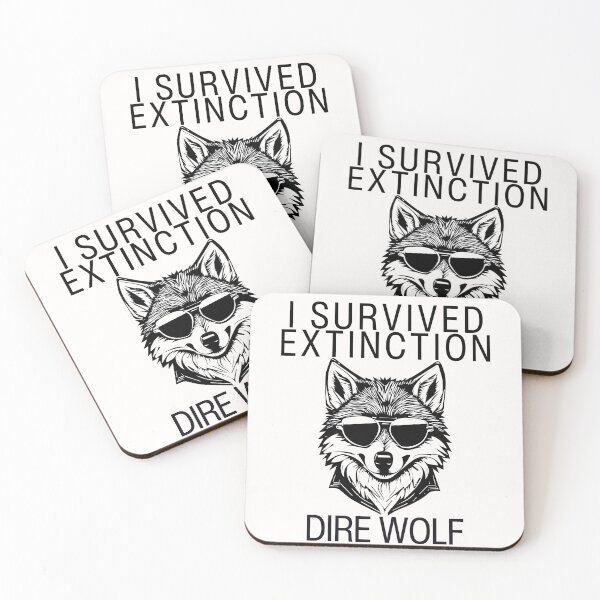 Item preview, Dire Wolf I Survived Extinction designed and sold by lino4king.