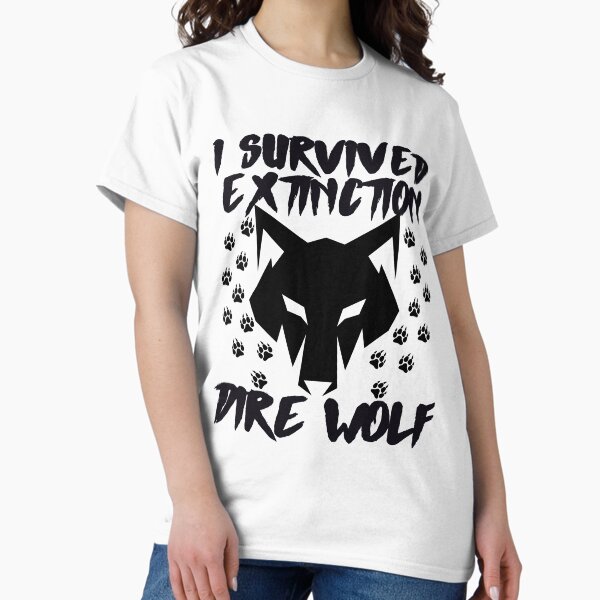 Item preview, Dire Wolf I Survived Extinction designed and sold by lino4king.