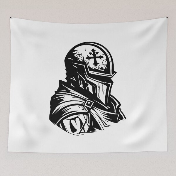 Item preview, Templar Warrior of Honor - Side Black View designed and sold by LuizSilva1983.