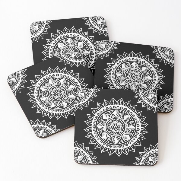 Item preview, Black and White Zen Mandala designed and sold by Julie Erin Designs.