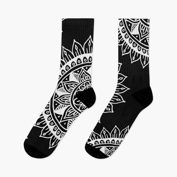 Item preview, Black and White Zen Mandala designed and sold by Julie Erin Designs.