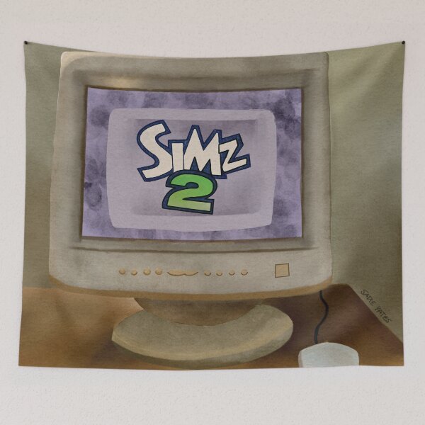 Item preview, Retro Sims Vibes designed and sold by Sadie Yates.