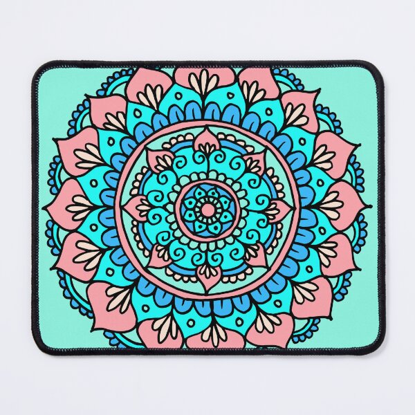 Item preview, Pretty Pastel Mandala Pink Blue designed and sold by Julie Erin Designs.