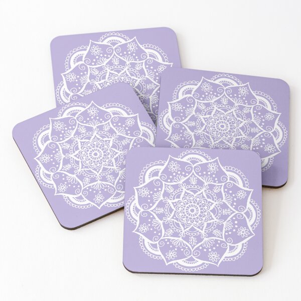Item preview, Lavender Flower Mandala designed and sold by Julie Erin Designs.