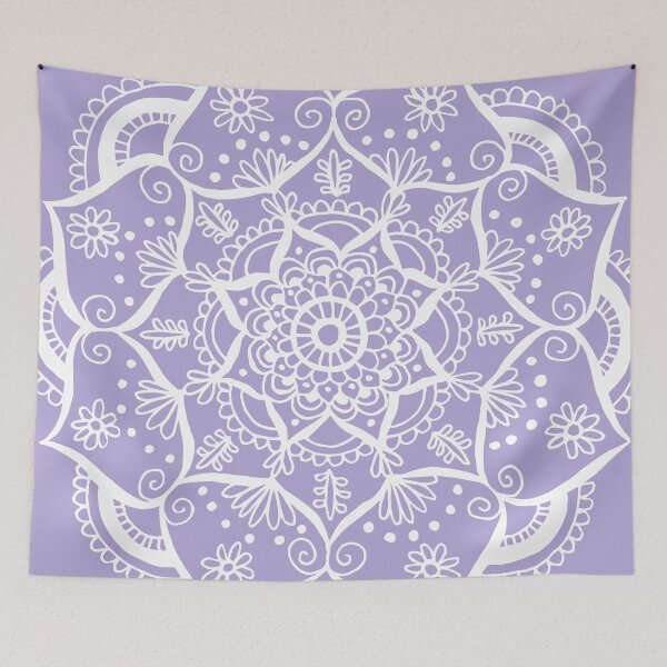 Item preview, Lavender Flower Mandala designed and sold by Julie Erin Designs.