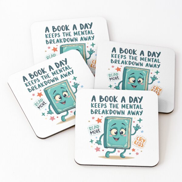 Item preview, A Book a Day Keeps the Mental Breakdown Away, Book Lover, Mental Health, Neurodivergent, Autism Awareness, Special Ed Teacher, ABA Therapist, Adhd designed and sold by Orvista.