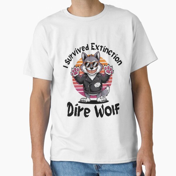 Item preview, Dire Wolf I Survived Extinction designed and sold by lino4king.