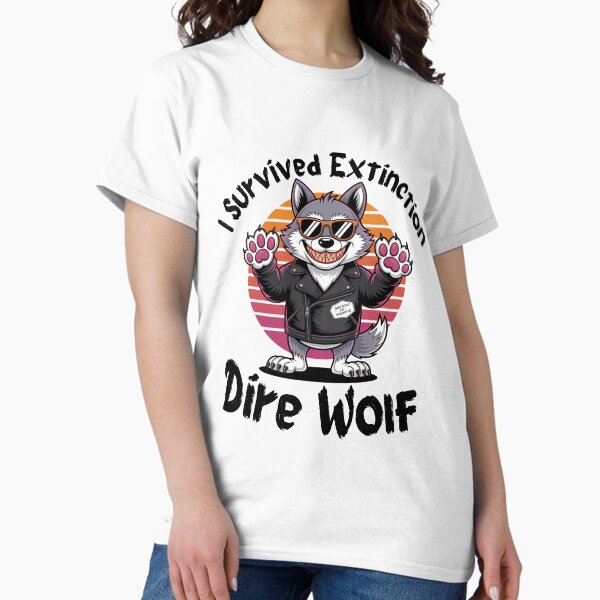 Item preview, Dire Wolf I Survived Extinction designed and sold by lino4king.
