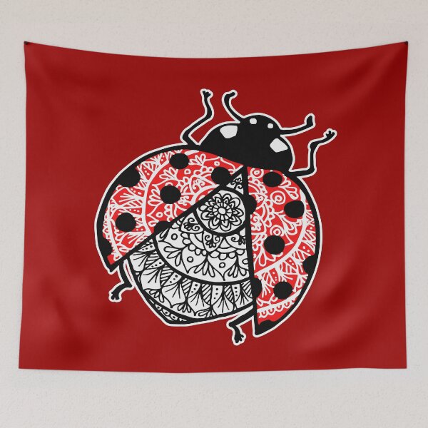 Item preview, Ladybug Mandala designed and sold by Julie Erin Designs.