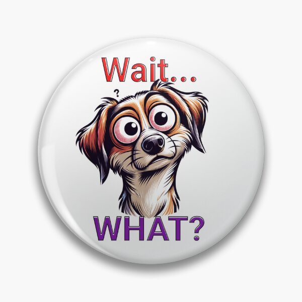 Item preview, Sleepy alert Dog — Wait… What? | Quirky Confused Pup Cartoon designed and sold by MTeesGA.