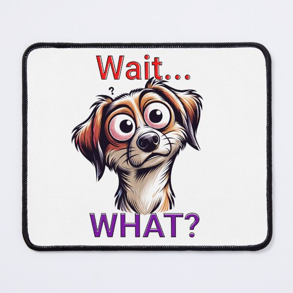 Item preview, Sleepy alert Dog — Wait… What? | Quirky Confused Pup Cartoon designed and sold by MTeesGA.