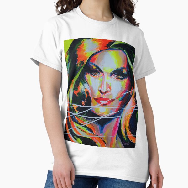 Aperçu de l'œuvre Dalida Art painting créée et vendue par Marie-Armelle Borel.