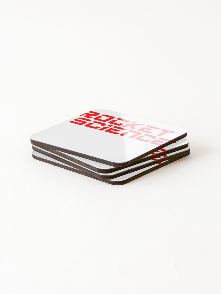 Thumbnail 4 of 5, Coasters (Set of 4), Rocket Science -Wht designed and sold by LuizSilva1983.
